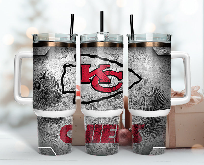 Kansas City Chiefs Tumbler 40oz Png, 40oz Tumbler Skinny 80