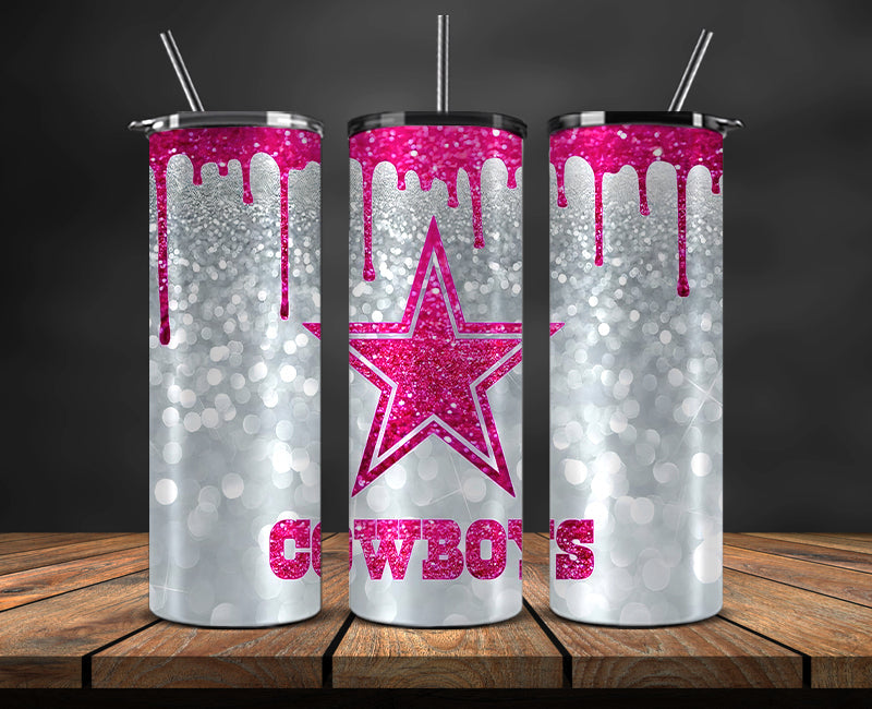 Dallas Cowboys Tumbler, Cowboys Tumbler 20oz ,NFL Football 20oz PUG- 81