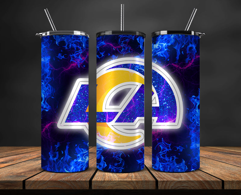 Los Angeles Rams Tumbler, Rams Logo Tumbler 20oz ,NFL Season 2023 LUF- 82