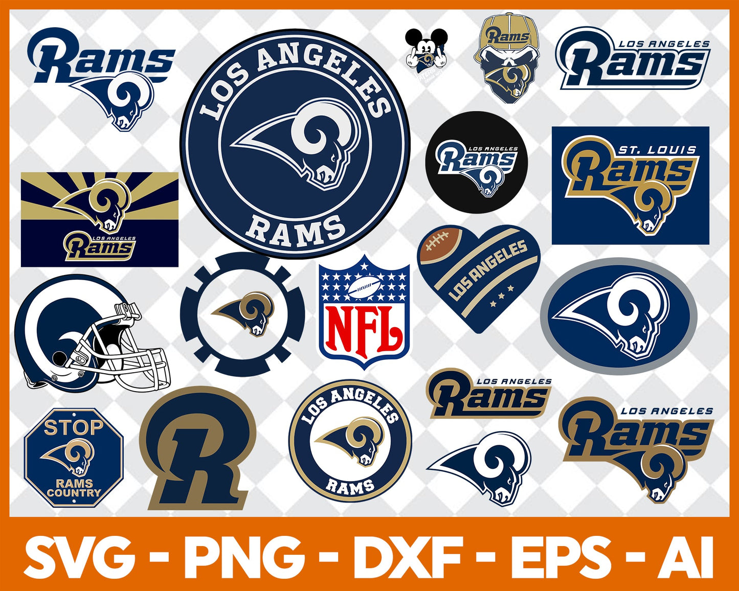 Los Angeles Rams Svg ,Football Team Svg 82