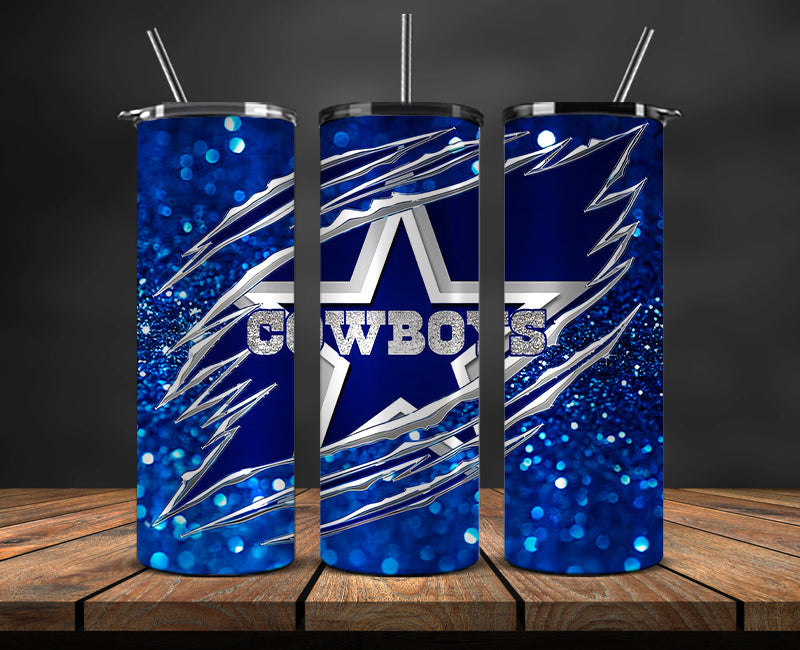 Dallas Cowboys Tumbler, Cowboys Tumbler 20oz ,NFL Football 20oz PUG- 83