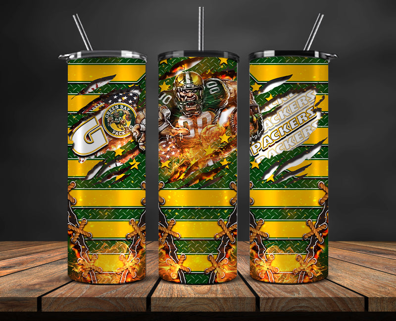 Green Bay Packers Tumbler, PackersLogo Tumbler 20oz ,NFL Football 20oz LUG- 83