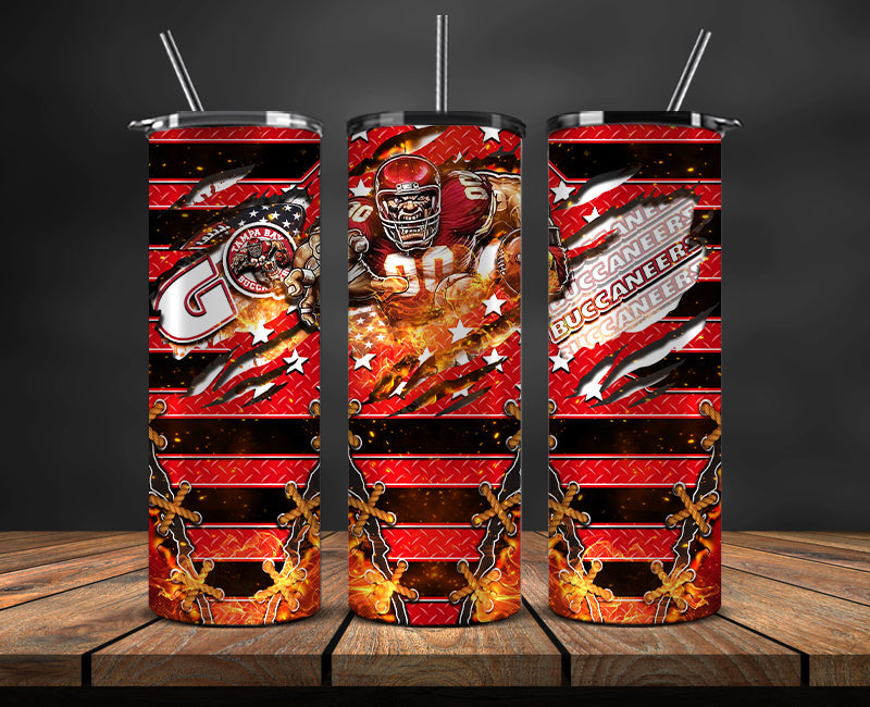 Tampa Bay Buccaneers Tumbler, BuccaneersLogo Tumbler 20oz ,NFL Football 20oz LUG- 84