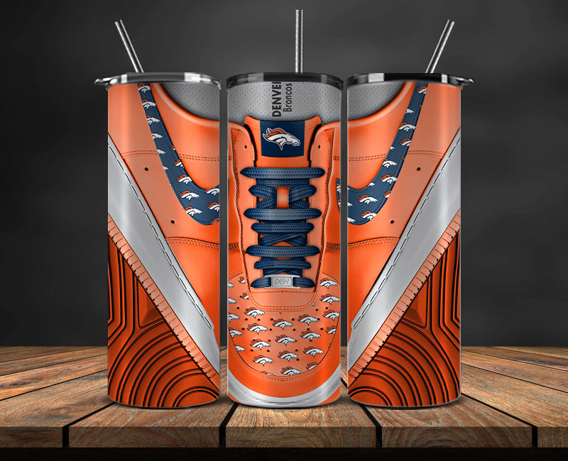Denver Broncos Tumbler Wrap, NFL Sneaker Tumbler Wrap 84