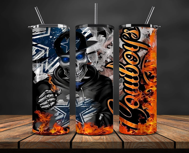 Dallas Cowboys Tumbler, Cowboys Tumbler 20oz ,NFL Football 20oz PUG- 84