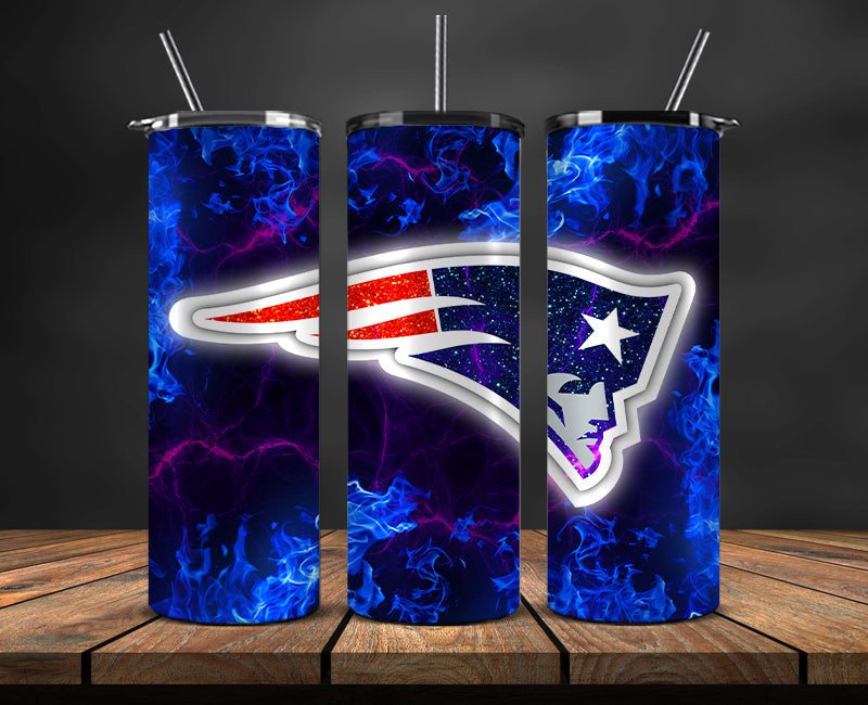 New England Patriots Tumbler, Patriots Logo Tumbler 20oz ,NFL Season 2023 LUF- 85