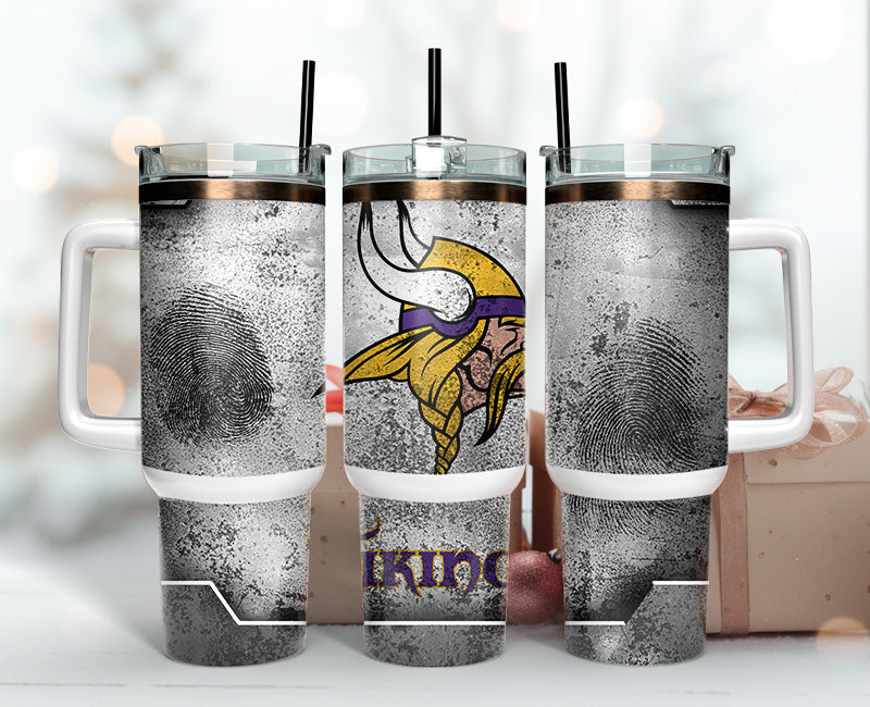 Minnesota Vikings Tumbler 40oz Png, 40oz Tumbler Skinny 85