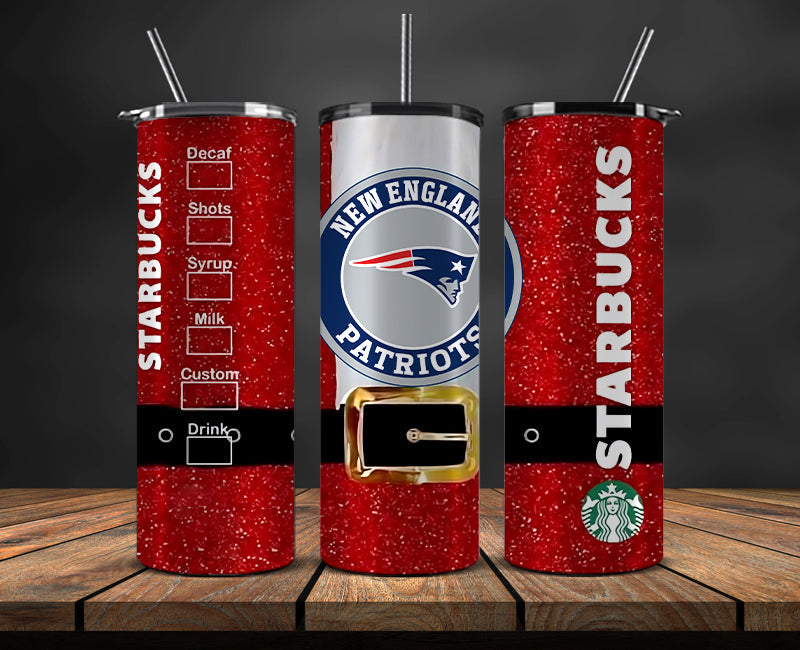 New England Patriots Christmas Tumbler 20oz,NFL Merry Christmas 20oz, NFL Christmas Tumbler 20oz 86