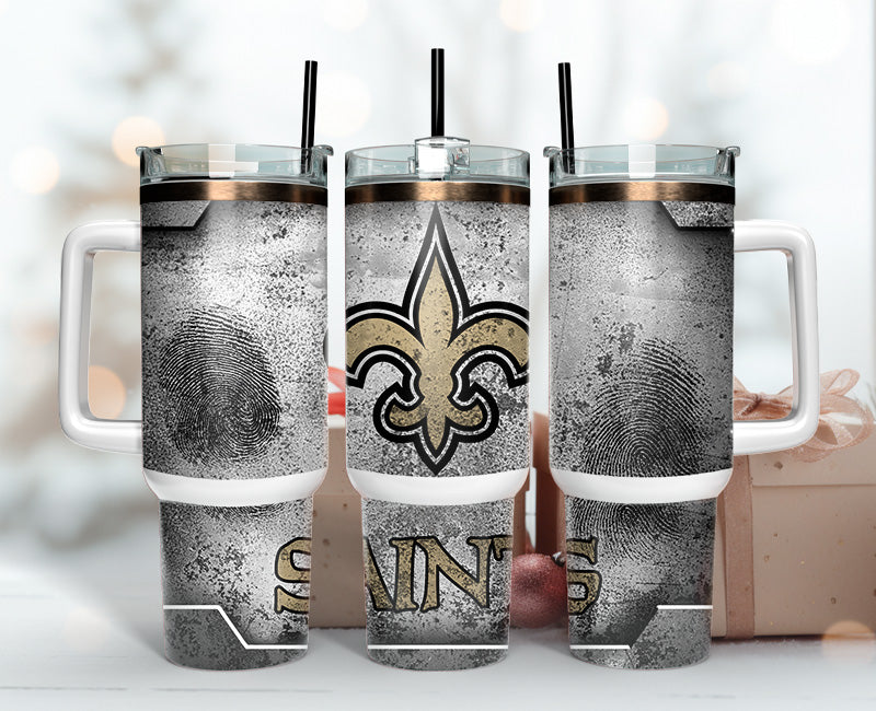 New Orleans Saints Tumbler 40oz Png, 40oz Tumbler Skinny 87