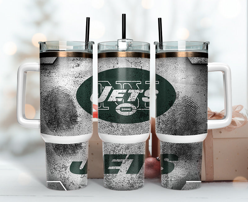 New York Jets Tumbler 40oz Png, 40oz Tumbler Skinny 89