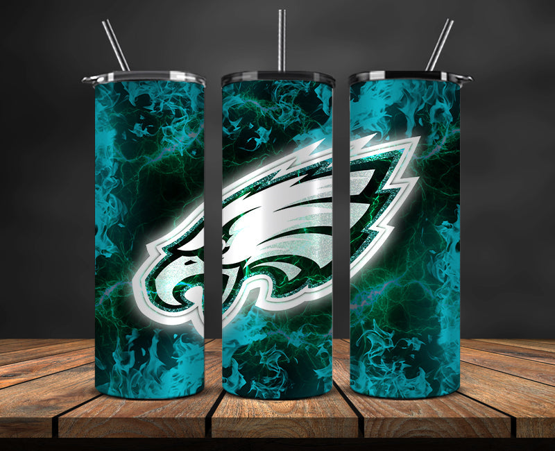 Philadelphia Eagles Tumbler, Eagles Logo Tumbler 20oz ,NFL Season 2023 LUF- 89