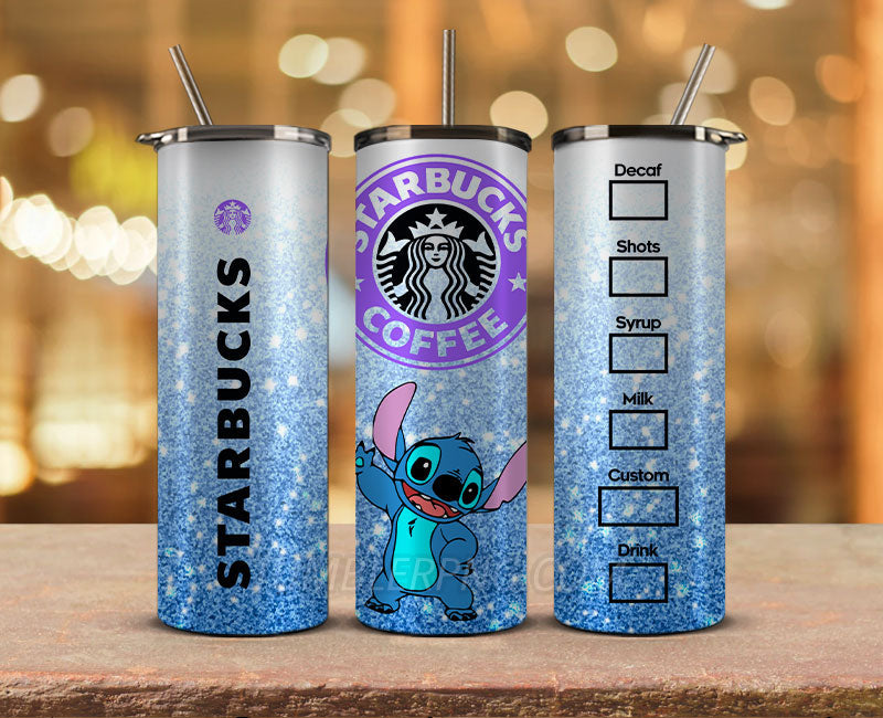 Stitch Starbucks Tumbler Cup, Starbucks Stitch Tumbler, Stitch Starbucks  Cups, Personalize Stitch Cups Starbucks. 