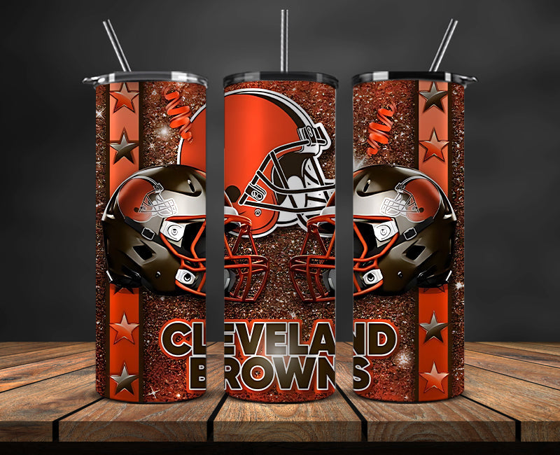 Cleveland Browns Tumbler, Browns Tumbler 20oz ,NFL Football 20oz PUG- 08