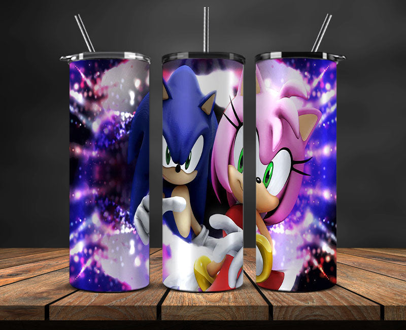 Sonic Tumbler 20oz Png, The Hedgehog Tumbler Wrap, Tumbler Wrap ,Sonic Tumbler Wrap 08