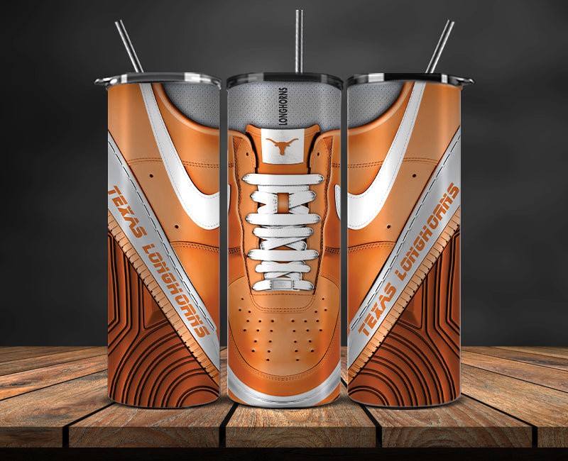 Texas Longhorns Sneaker Tumbler Wrap , College Sneaker Tumbler Wrap 08