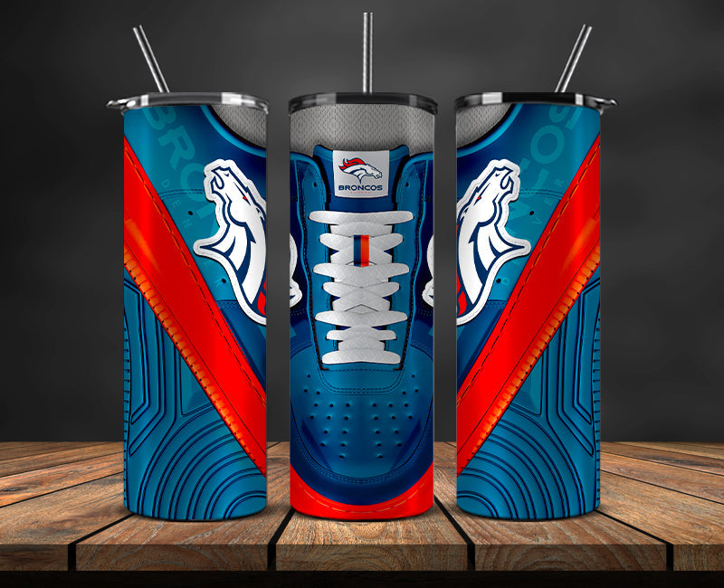 Denver Broncos Tumbler Wrap, NFL Sneaker Tumbler Wrap 08