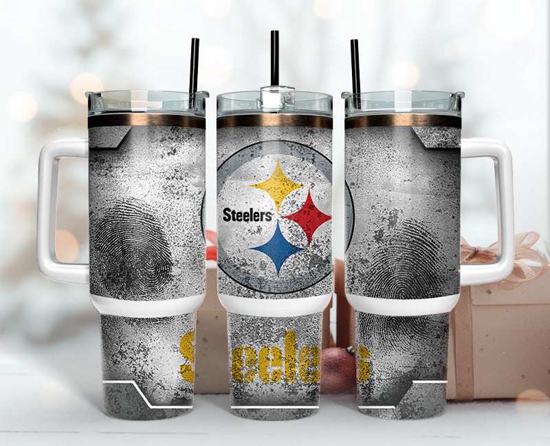 Pittsburgh Steelers Tumbler 40oz Png, 40oz Tumbler Skinny 91
