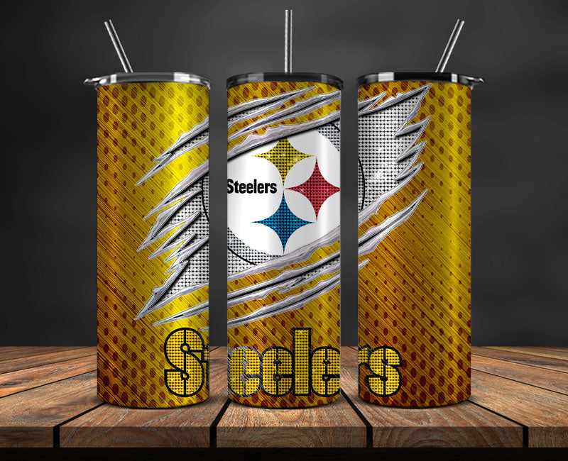 Pittsburgh Steelers Tumbler,Steelers Logo Tumbler 20oz , NFL Football 20oz LUH -91