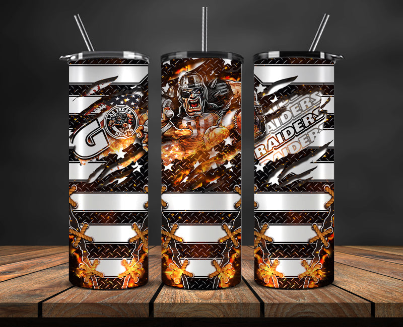 Las Vegas Raiders Tumbler, RaidersLogo Tumbler 20oz ,NFL Football 20oz LUG- 91