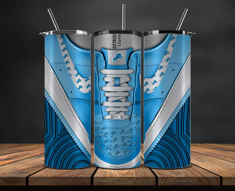 Detroit Lions Tumbler Wrap, NFL Sneaker Tumbler Wrap 92