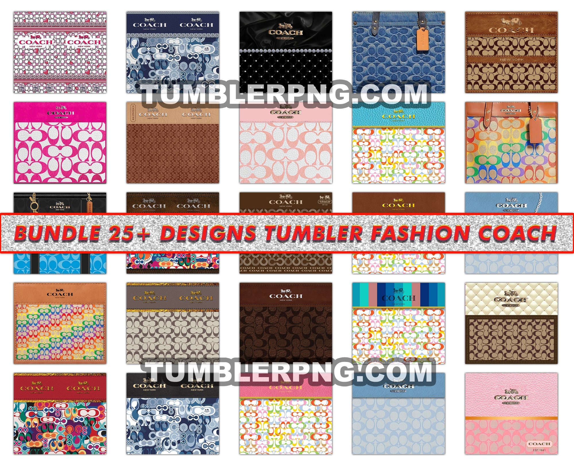 Bundle 12 Design Tumbler Fashion, Luxury Designer Tumbler Design,Digit –  Tumblerluxury