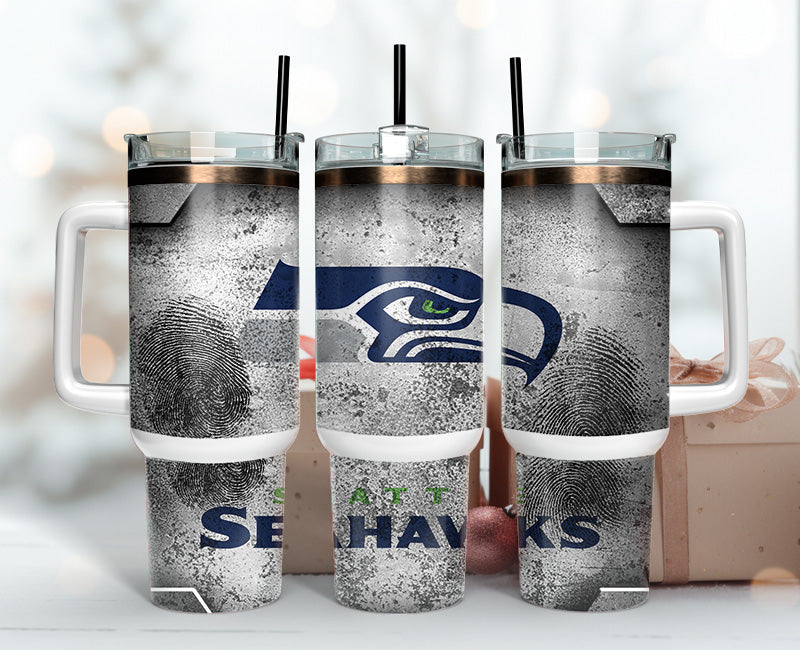 Seattle Seahawks Tumbler 40oz Png, 40oz Tumbler Skinny 93