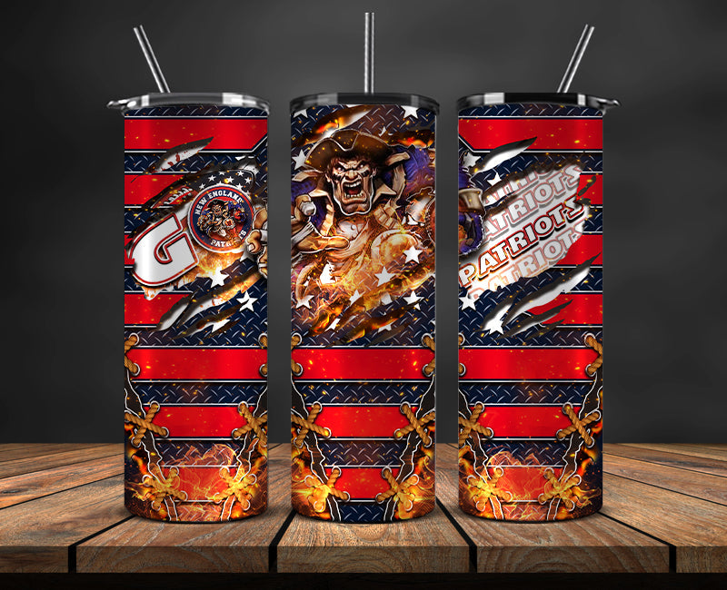 New England Patriots Tumbler, PatriotsLogo Tumbler 20oz ,NFL Football 20oz LUG- 93