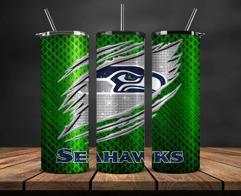 Seattle Seahawks Tumbler 20oz ,Seahawks Logo Tumbler 20oz , NFL Football 20oz LUH -93