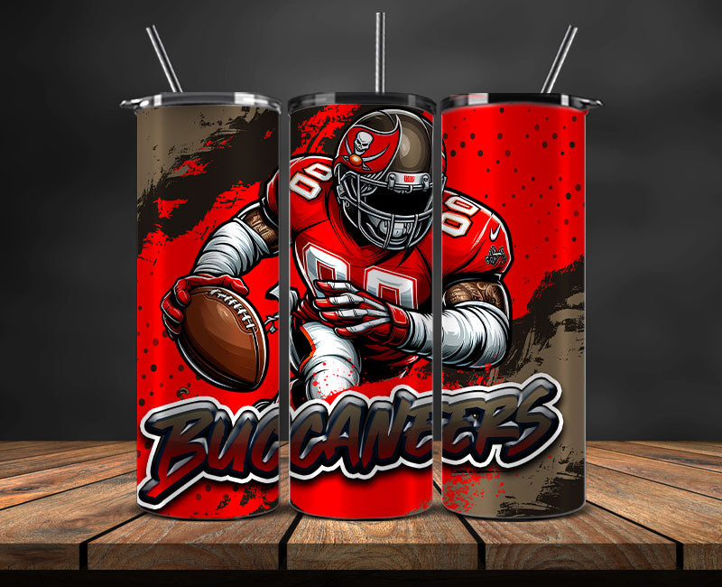 Tampa Bay Buccaneers Tumbler Wrap, NFL Tumbler By AI, AI Tumbler Wrap 94