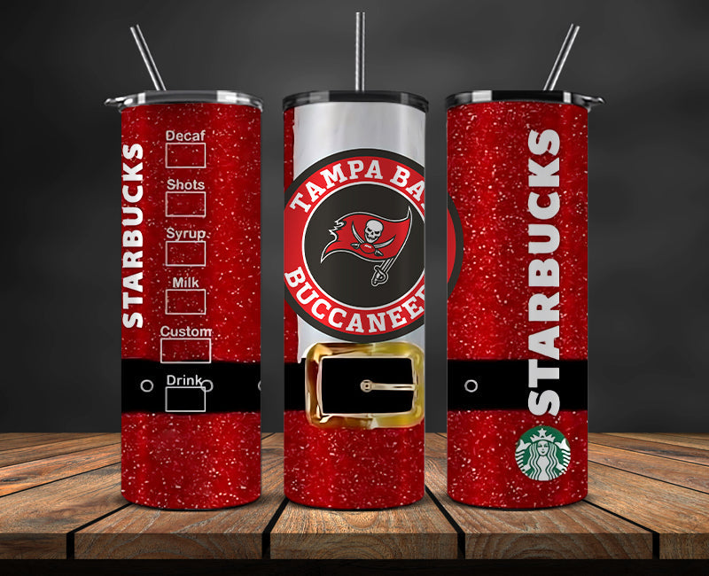 Tampa Bay Buccaneers Christmas Tumbler 20oz,NFL Merry Christmas 20oz, NFL Christmas Tumbler 20oz 95