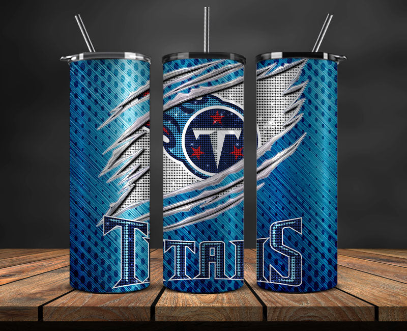 Tennessee Titans Tumbler 20oz ,Titans Logo Tumbler 20oz , NFL Football 20oz LUH -95