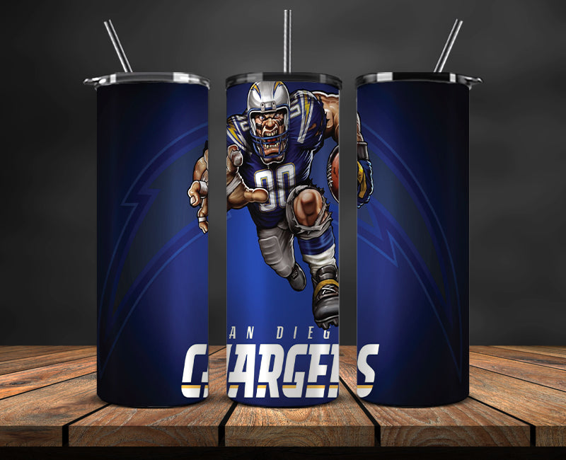 Chargers Tumbler Wrap ,Football Wraps 09