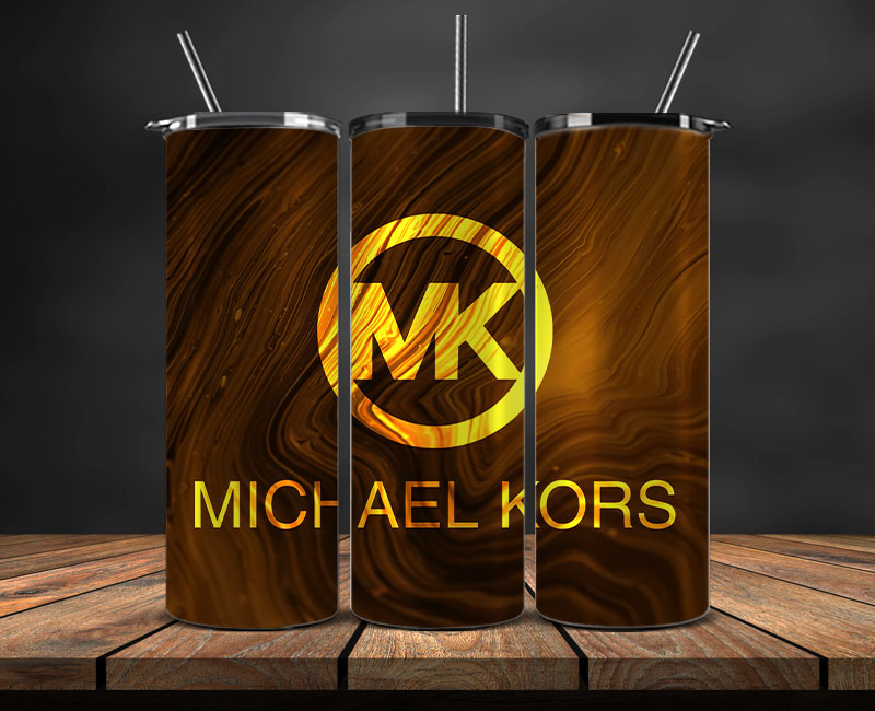 MK Tumbler Wrap, MK Tumbler Png, MK Logo , Luxury Tumbler Wraps, Logo Fashion Design 09