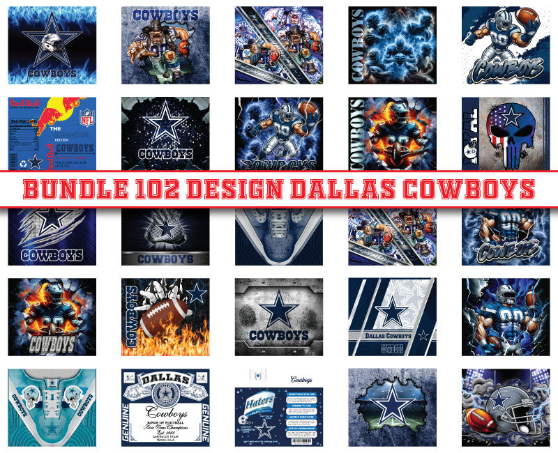Dallas Cowboys Tumbler Wrap , Football Tumbler Png ,32 Team Sport png 09