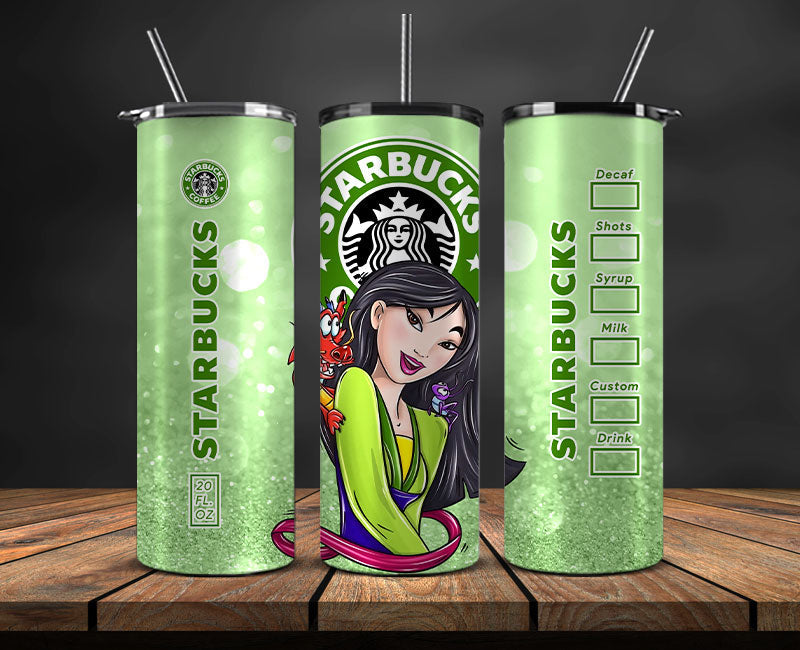 Princess Tumbler Wrap ,Princess Disney Funny Princess Tumbler Wrap , Princess Starbucks Tumbler Wrap, Disney Tumbler Wrap 09