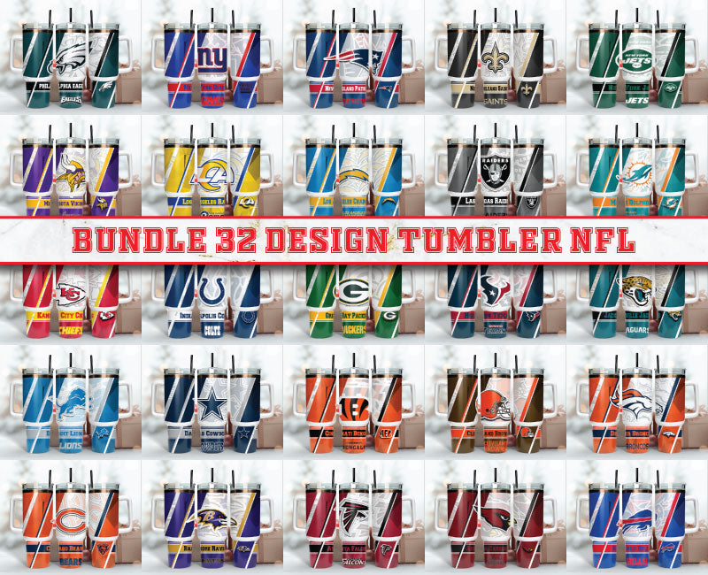 Bundle 40oz Tumbler,NFL Tumbler 40oz , 40oz Tumbler Sublimation Png , 40oz Tumbler Wrap 99