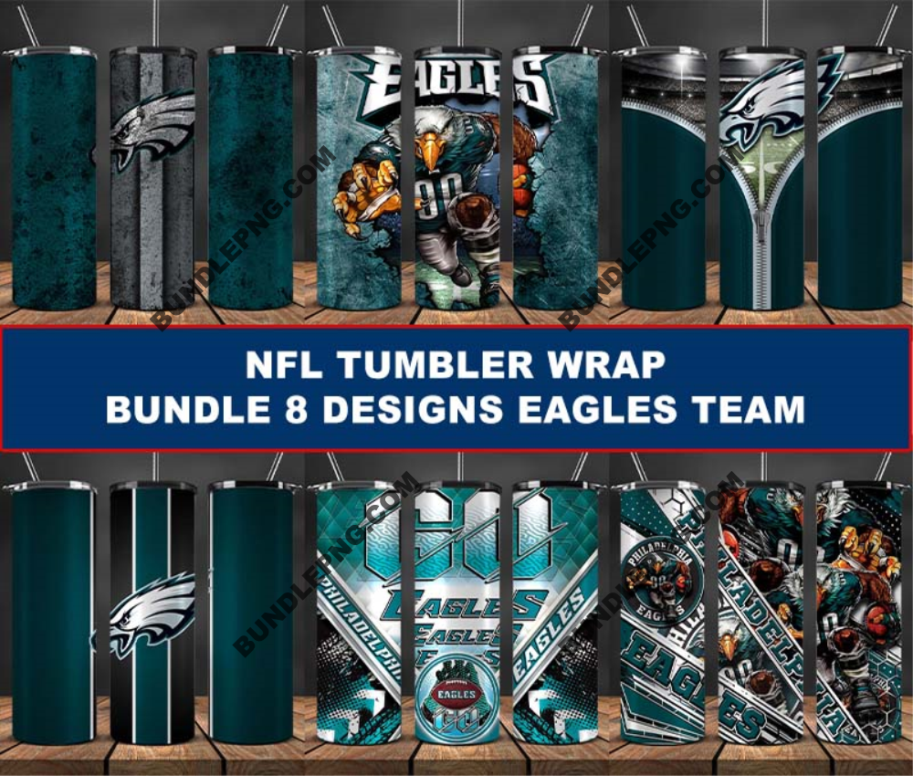 Eagles Tumbler Wrap , Football Tumbler Png ,32 Team Nfl 11