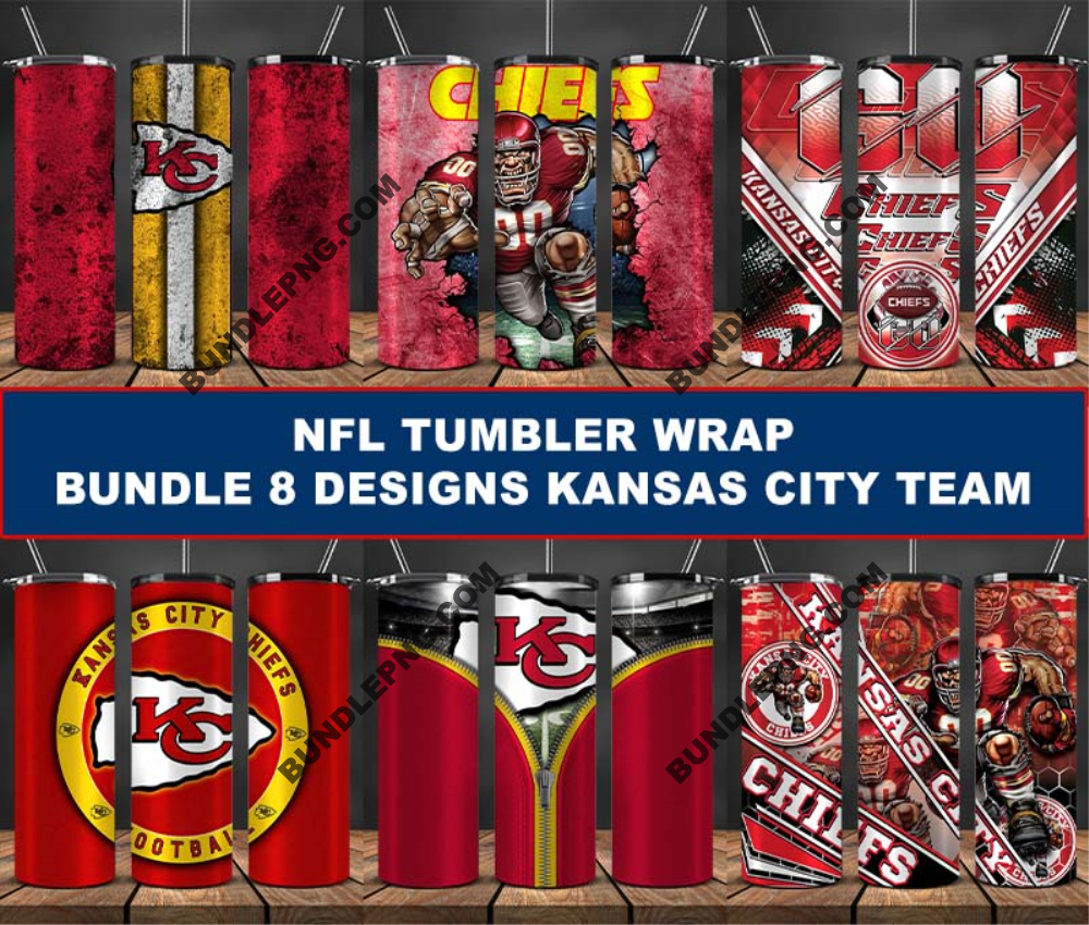 Kansas City Tumbler Wrap , Football Tumbler Png ,32 Team Nfl 21
