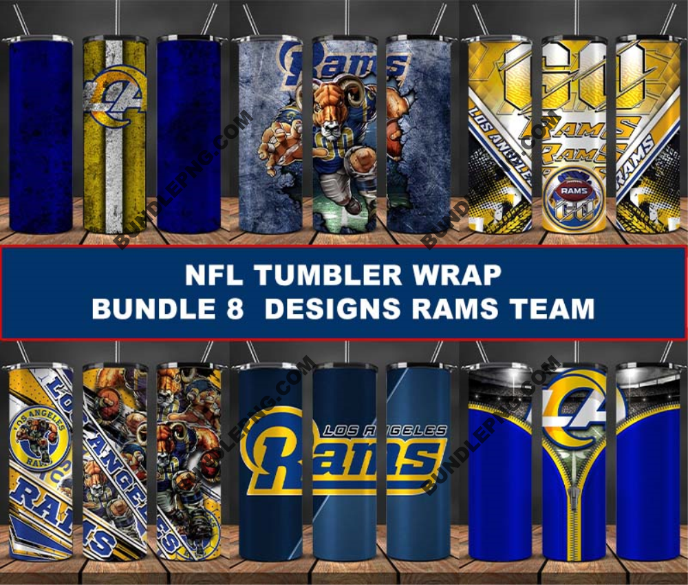 Rams Tumbler Wrap , Football Tumbler Png ,32 Team Nfl 18