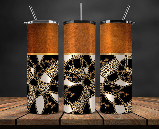 stylish tumbler wrap with clean and sophisticated look