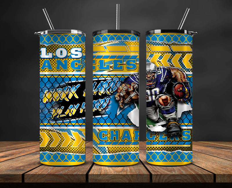 American football themed tumbler wrap design for 20oz skinny tumbler, sports fan style