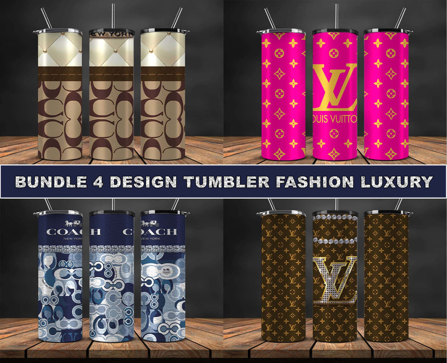 refined tumbler wrap with modern design elements