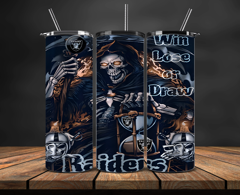 Las Vegas Raiders Tumbler Wrap, NFL Trendy Tumbler 11