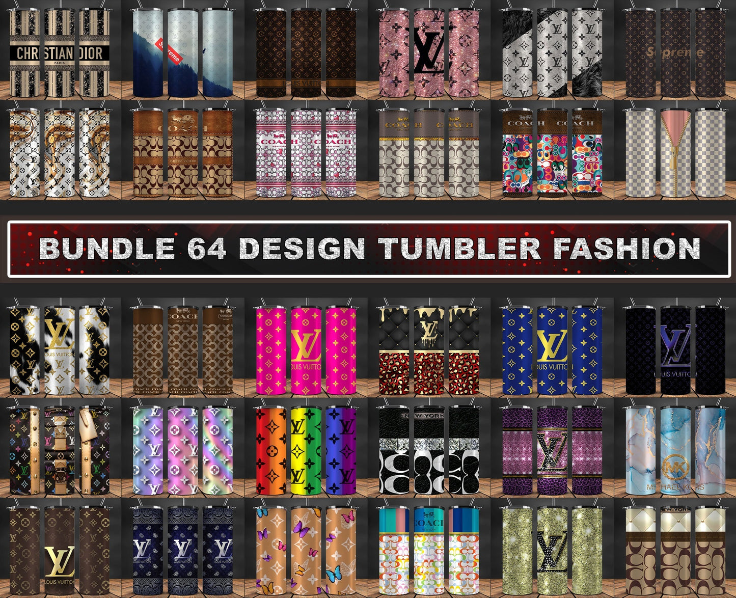refined tumbler wrap with modern design elements