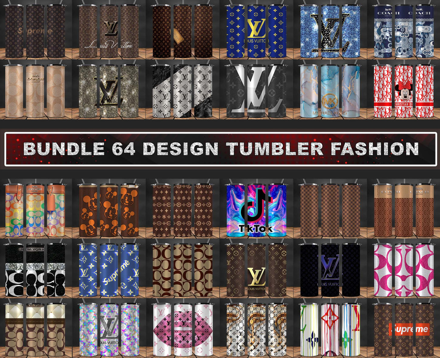 refined tumbler wrap with modern design elements