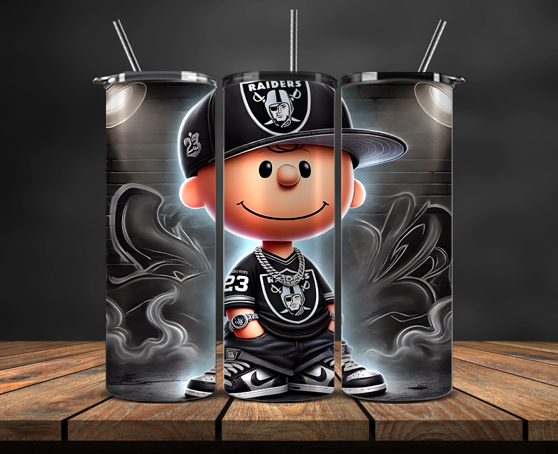Las Vegas Raiders Tumbler Wrap, NFL Trendy Tumbler 12