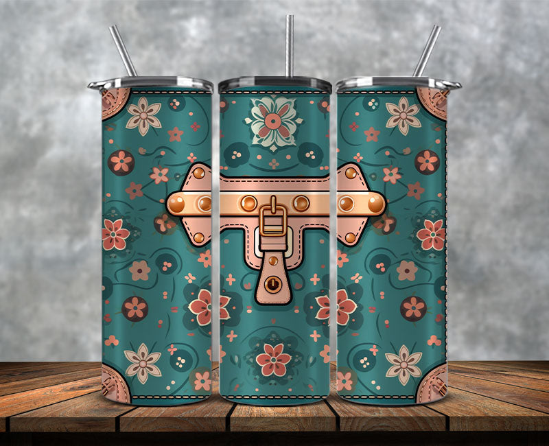 Pattern Logo Fashion Tumbler Wraps 144