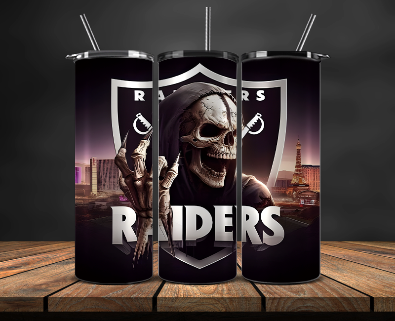 Las Vegas Raiders Tumbler Wrap, NFL Trendy Tumbler 14