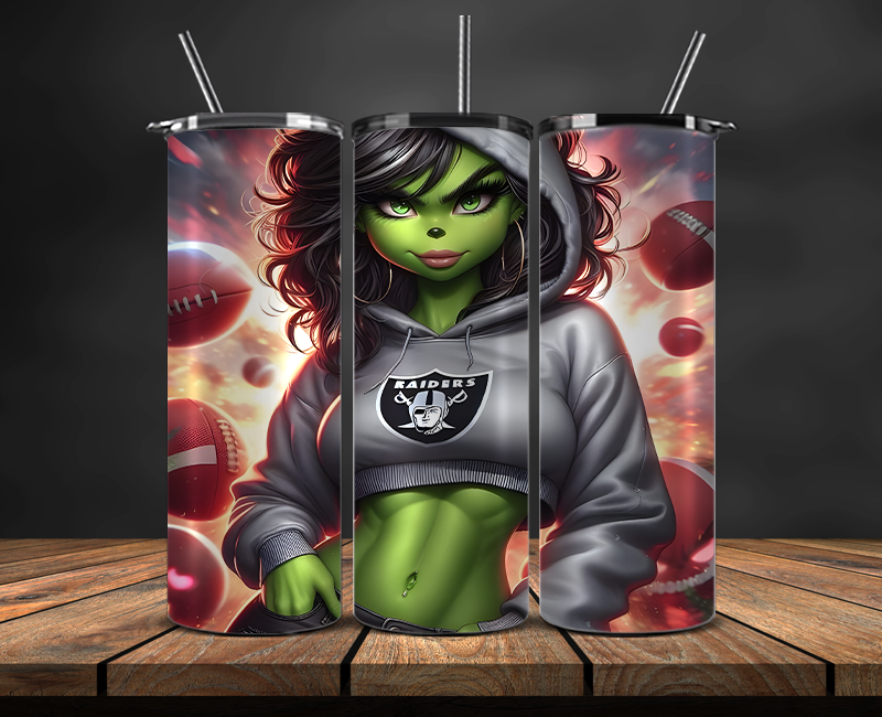 Las Vegas Raiders Tumbler Wrap, NFL Trendy Tumbler 15