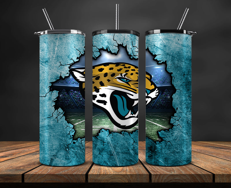 American football themed tumbler wrap design for 20oz skinny tumbler, sports fan style